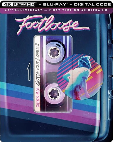 Footloose - 40th Anniversary Limited Edition Steelbook (BLU-RAY 4K ULTRA HD + BLU-RAY)