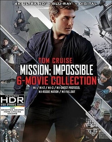 Mission: Impossible: 6-Movie Collection (BLU-RAY 4K ULTRA HD + BLU-RAY)