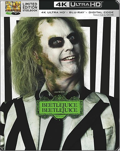 Beetlejuice Beetlejuice - Limited Edition Steelbook (BLU-RAY 4K ULTRA HD + BLU-RAY)
