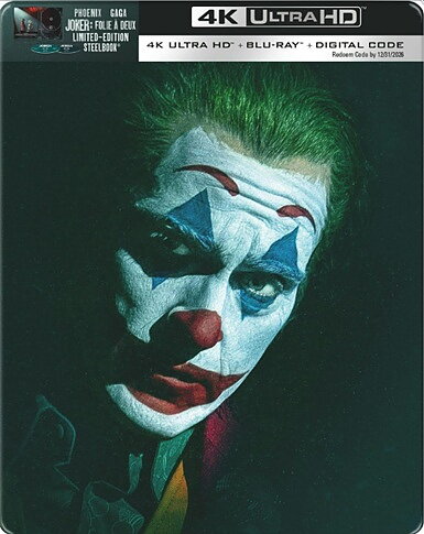 Joker: Folie À Deux - Limited Edition Steelbook (BLU-RAY 4K ULTRA HD + BLU-RAY)