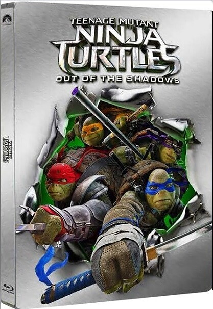 Teenage Mutant Ninja Turtles: Out Of The Shadows - Steelbook Edition (BLU-RAY + DVD)