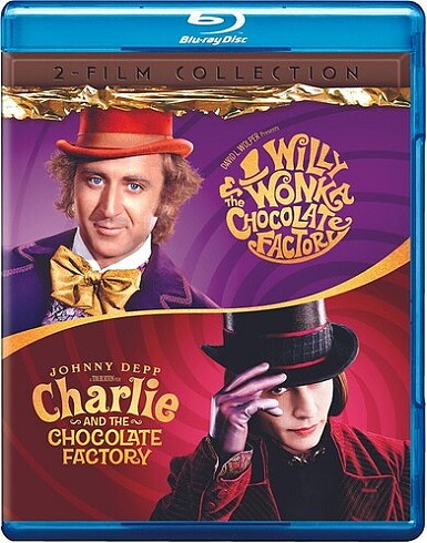 Willy Wonka & The Chocolate Factory / Charlie And The Chocolate Factory (BLU-RAY)