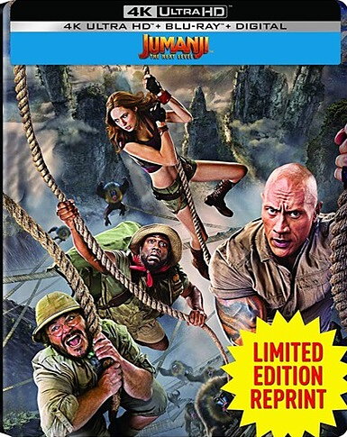 Jumanji: The Next Level - Limited Edition Steelbook (BLU-RAY 4K ULTRA HD + BLU-RAY)