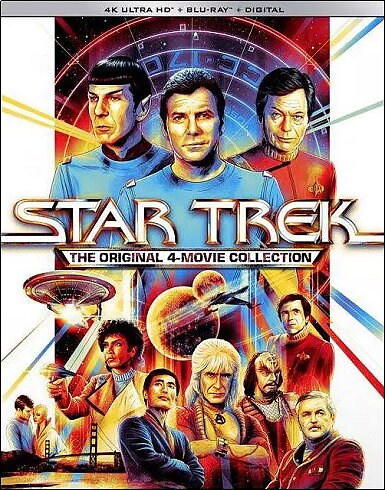 Star Trek: The Original 4-Movie Collection  (BLU-RAY 4K ULTRA HD + BLU-RAY)
