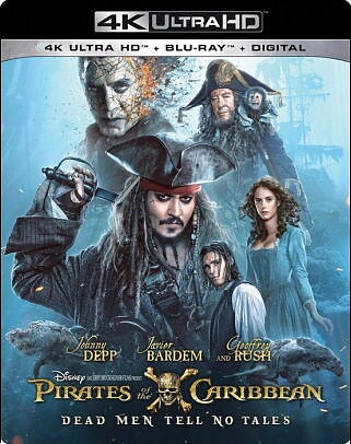 Pirates Of The Caribbean: Dead Men Tell No Tales (BLU-RAY 4K ULTRA HD + BLU-RAY)
