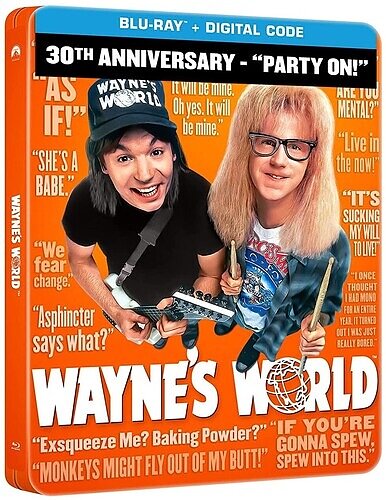 Wayne's World - 30th Anniversary "Party On" Steelbook Edition (BLU-RAY)