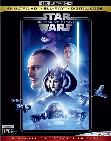 Star Wars: Episode I: The Phantom Menace (BLU-RAY 4K ULTRA HD + BLU-RAY)