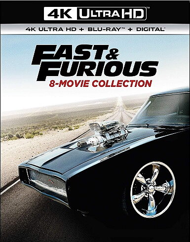Fast & Furious: 8-Movie Collection (BLU-RAY 4K ULTRA HD + BLU-RAY + DVD)