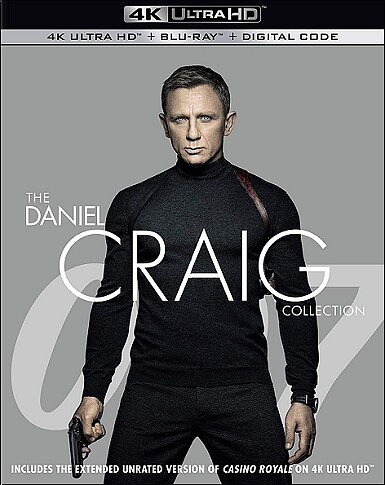 James Bond: The Daniel Craig 4-Film Collection (BLU-RAY 4K ULTRA HD + BLU-RAY)