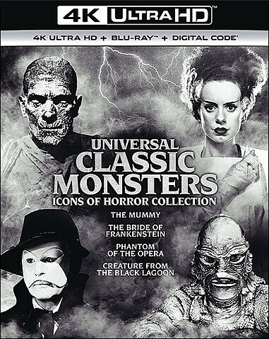 Universal Classic Monsters: Icons Of Horror Collection (BLU-RAY 4K ULTRA HD + BLU-RAY)
