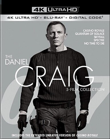 James Bond: The Daniel Craig 5-Film Collection (BLU-RAY 4K ULTRA HD + BLU-RAY)
