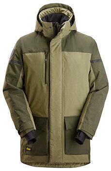 Snickers Workwear – AllroundWork, Vattentät fodrad parkas