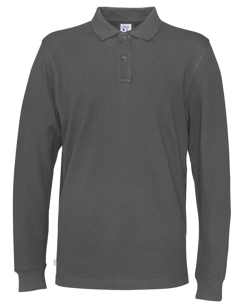 PIQUE LONG SLEEVE MAN Cottover Färg på REA - 10