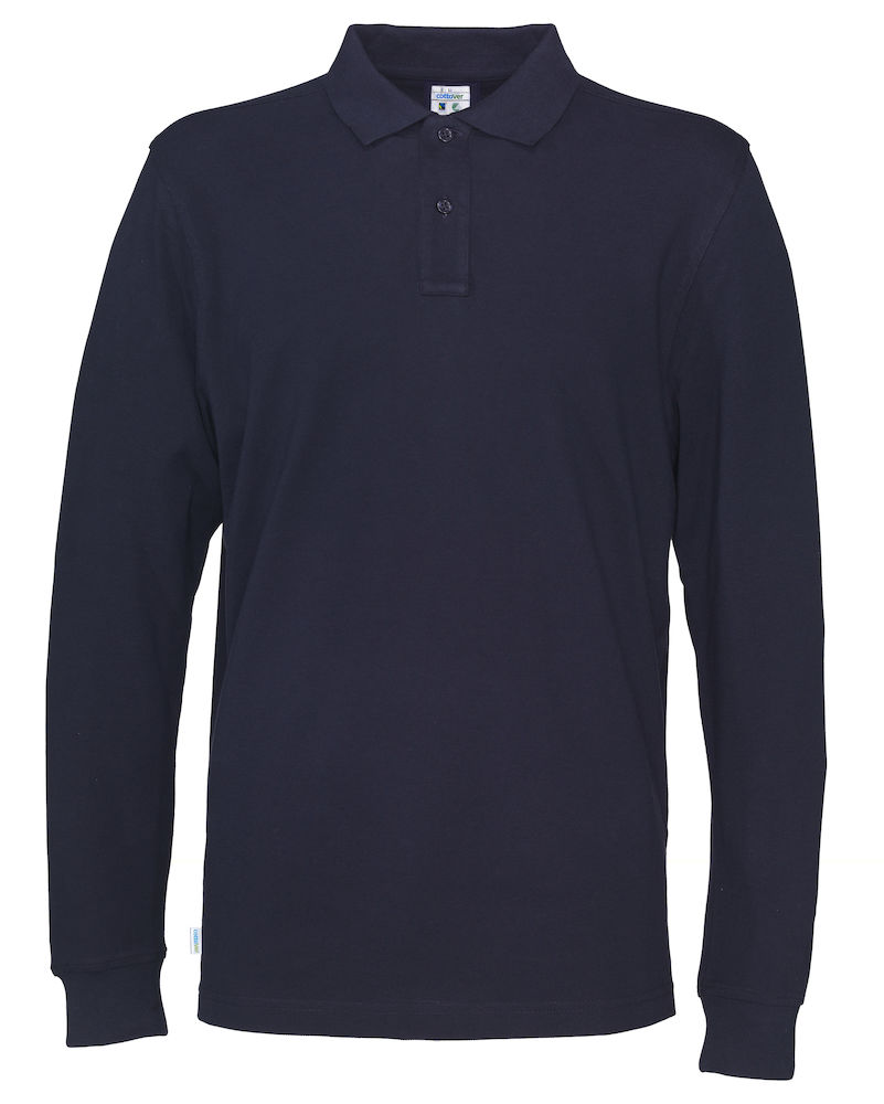 PIQUE LONG SLEEVE MAN Cottover Färg på REA - 8