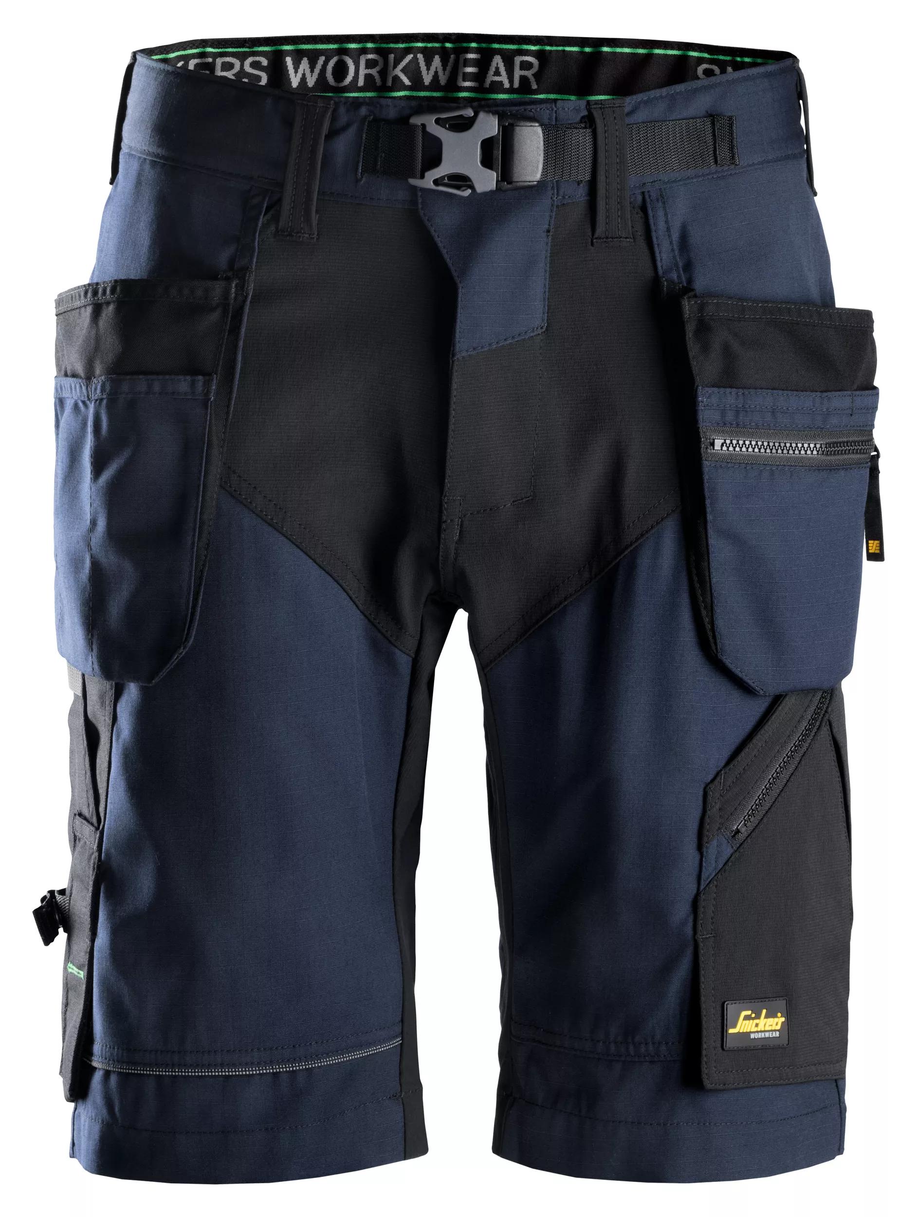 Snickers Workwear – FlexiWork, Arbetsshorts+ med hölsterfickor - 3