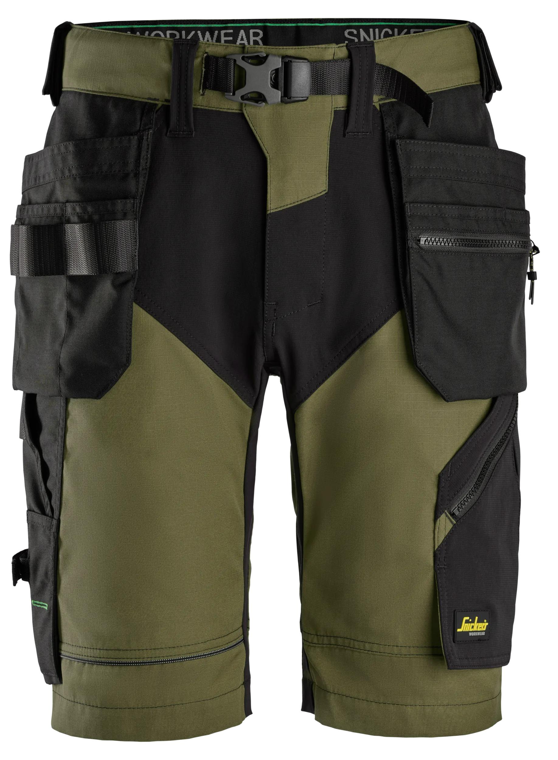 Snickers Workwear – FlexiWork, Arbetsshorts+ med hölsterfickor - 2