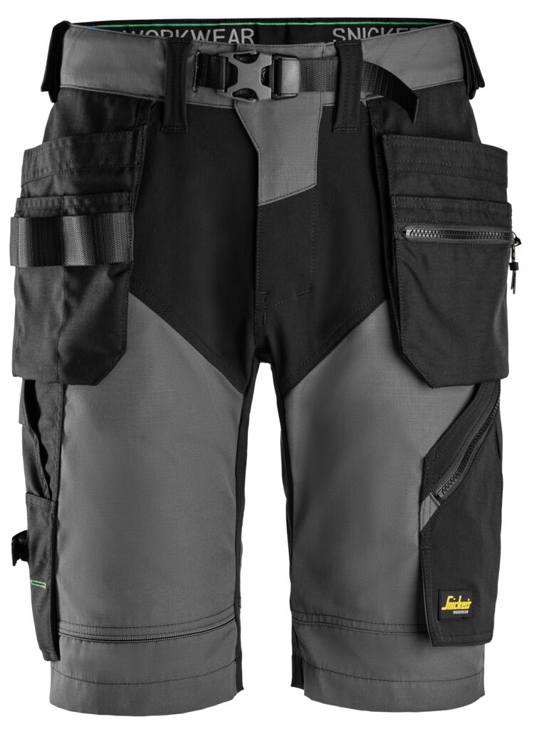 Snickers Workwear – FlexiWork, Arbetsshorts+ med hölsterfickor - 4