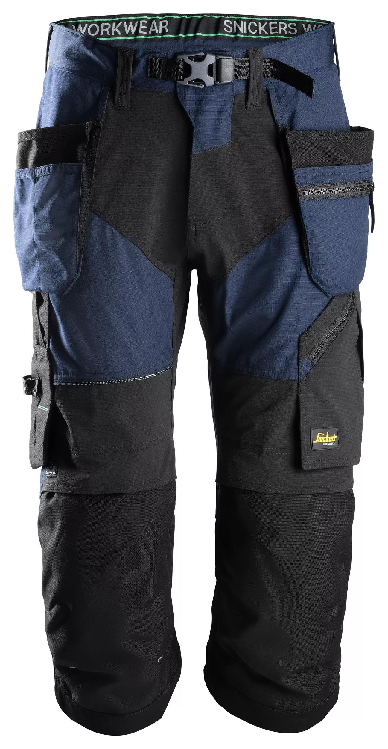 Snickers Workwear – FlexiWork, Piratbyxor+ med hölsterfickor - 2