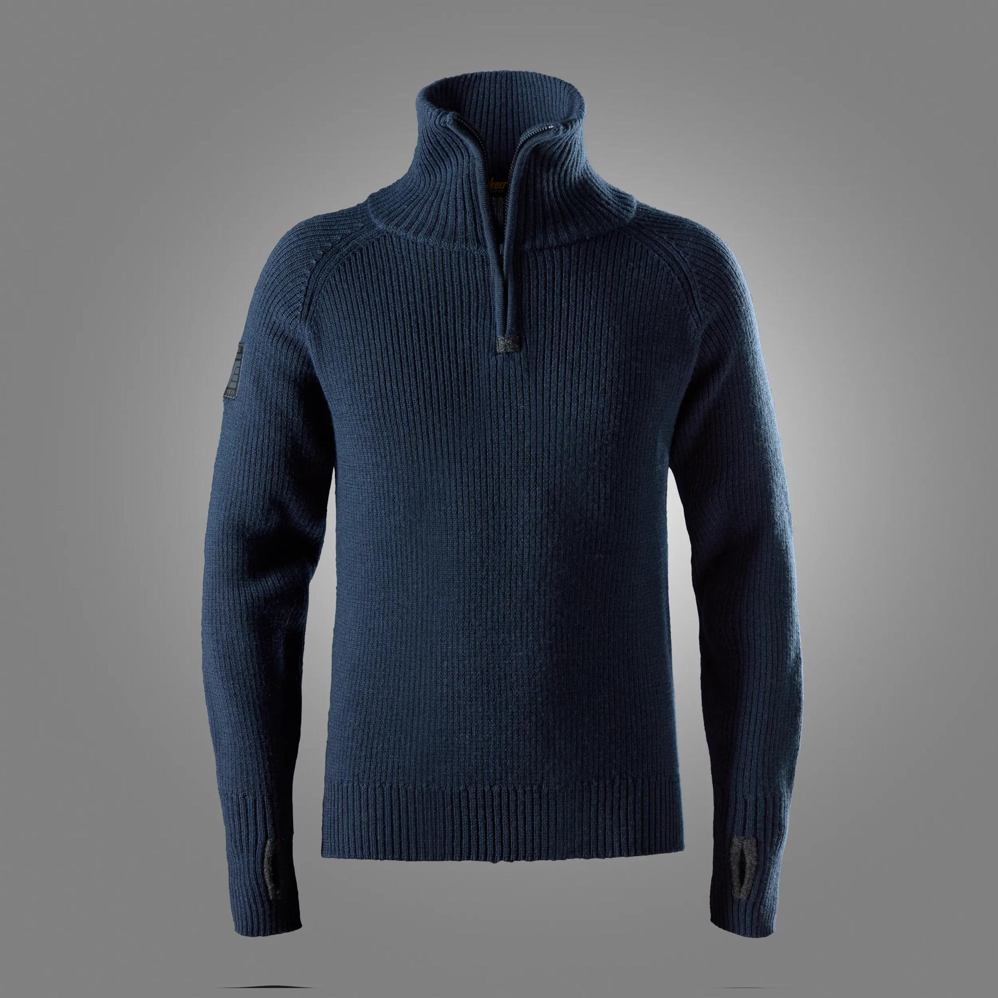 Snickers Workwear – AllroundWork, Ulltröja med halvlång dragkedja - 6