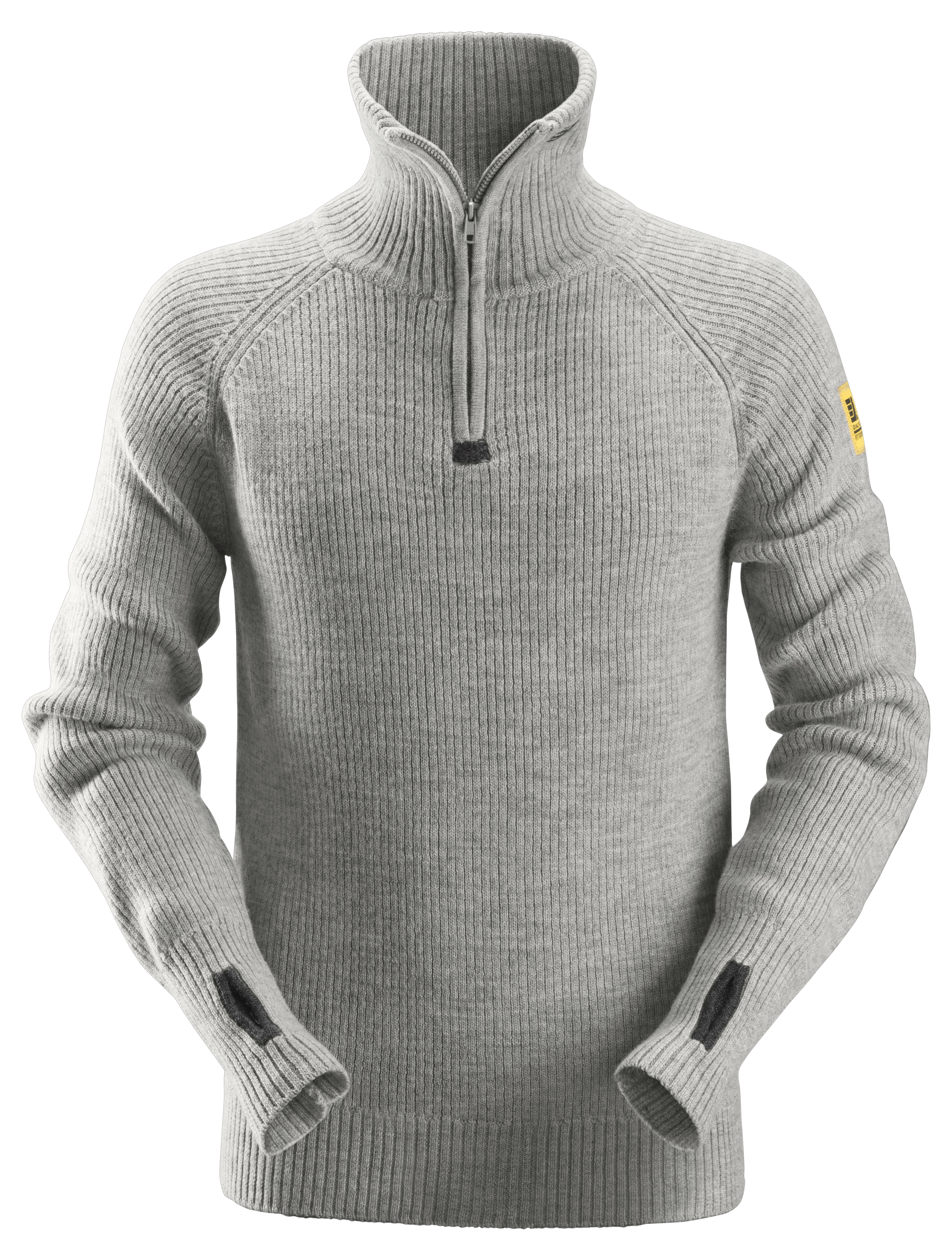 Snickers Workwear – AllroundWork, Ulltröja med halvlång dragkedja - 5