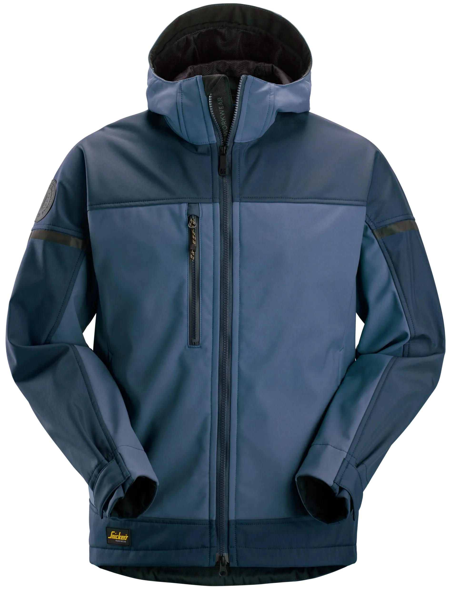 Snickers Workwear – AllroundWork, Softshelljacka med stretch och huva - 4