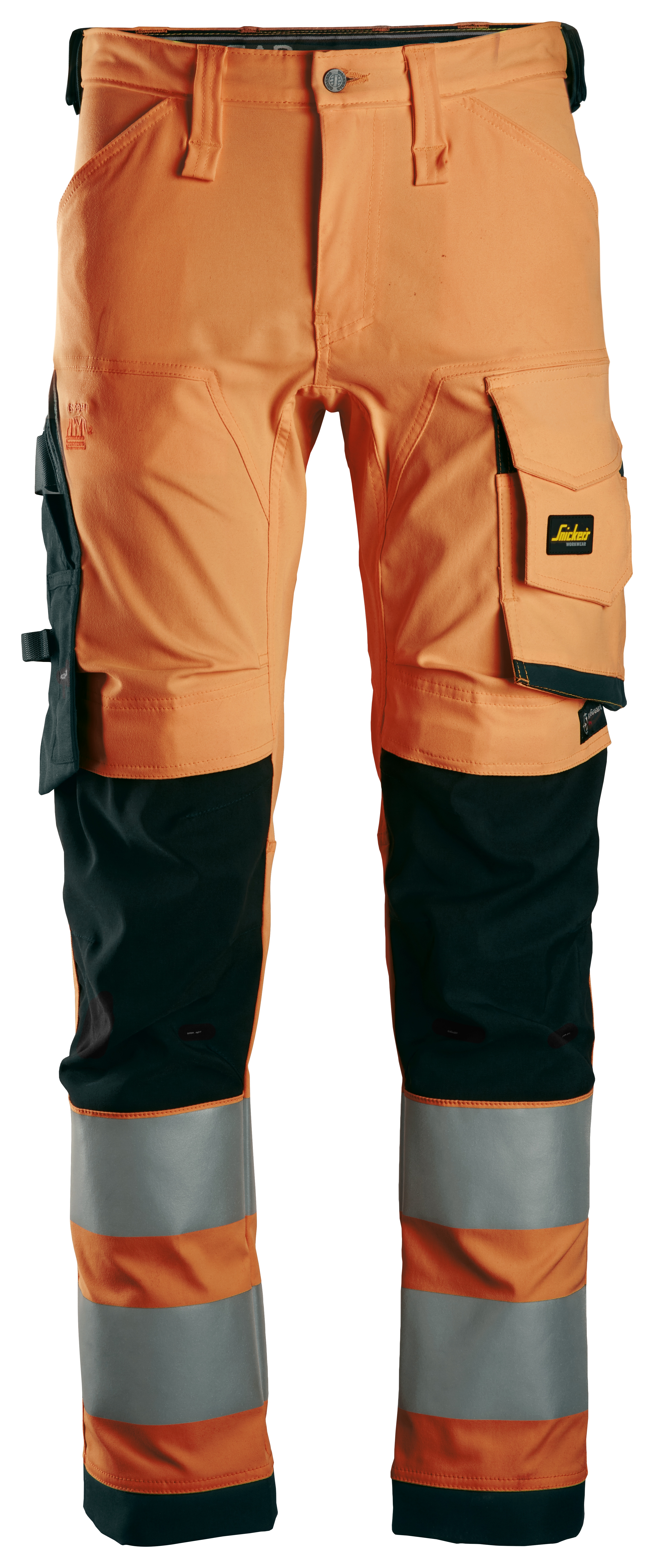 Snickers Workwear – High-Vis, Varselbyxor med stretch, klass 2