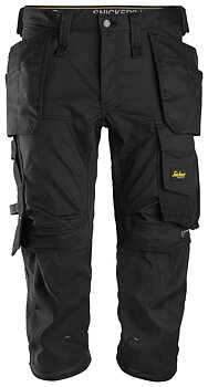 Snickers Workwear – AllroundWork, Piratbyxor stretch med hölsterfickor