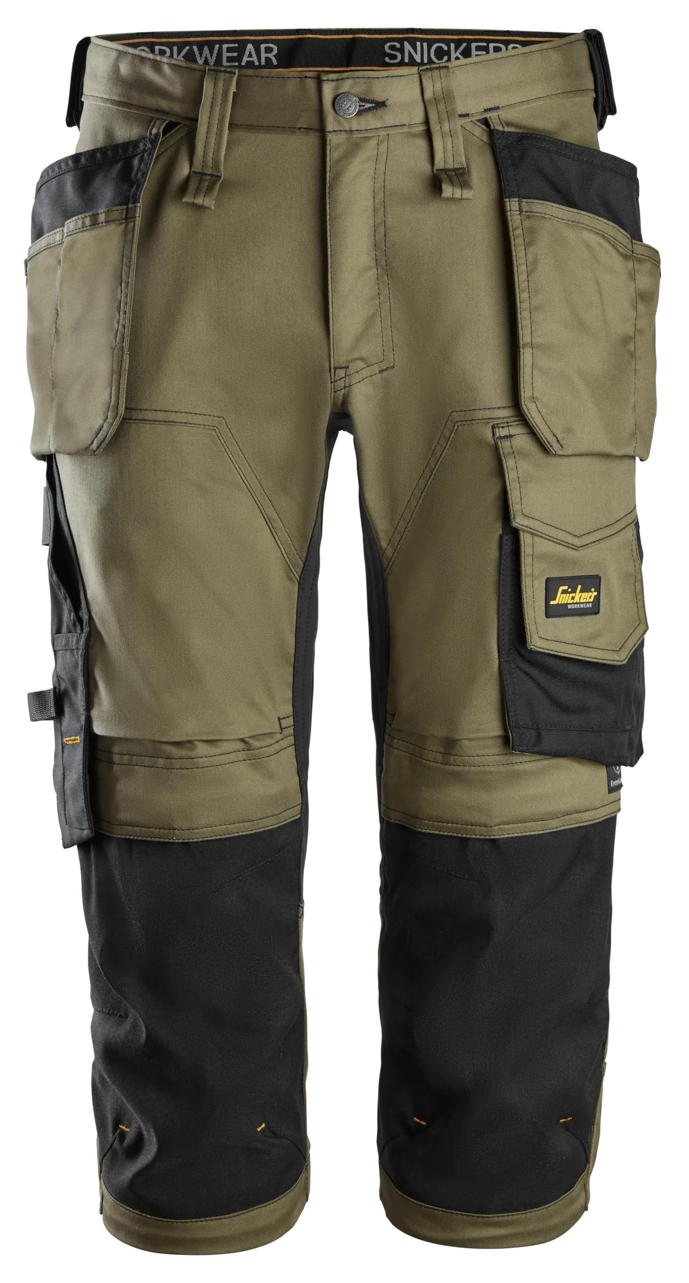 Snickers Workwear – AllroundWork, Piratbyxor stretch med hölsterfickor - 3