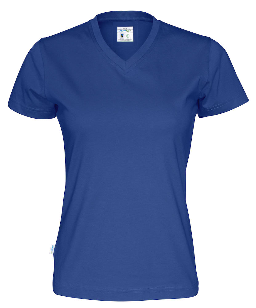 T-shirt V-neck Lady Cottover - 9