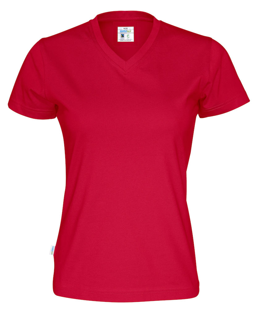 T-shirt V-neck Lady Cottover