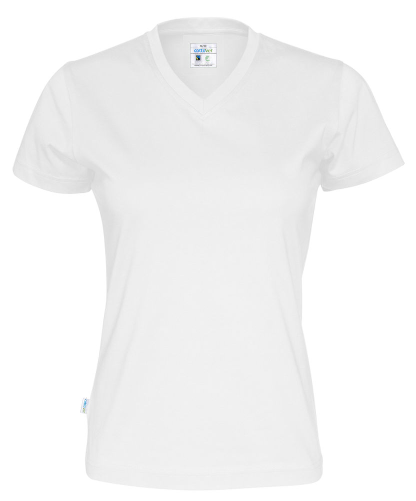 T-shirt V-neck Lady Cottover - 5