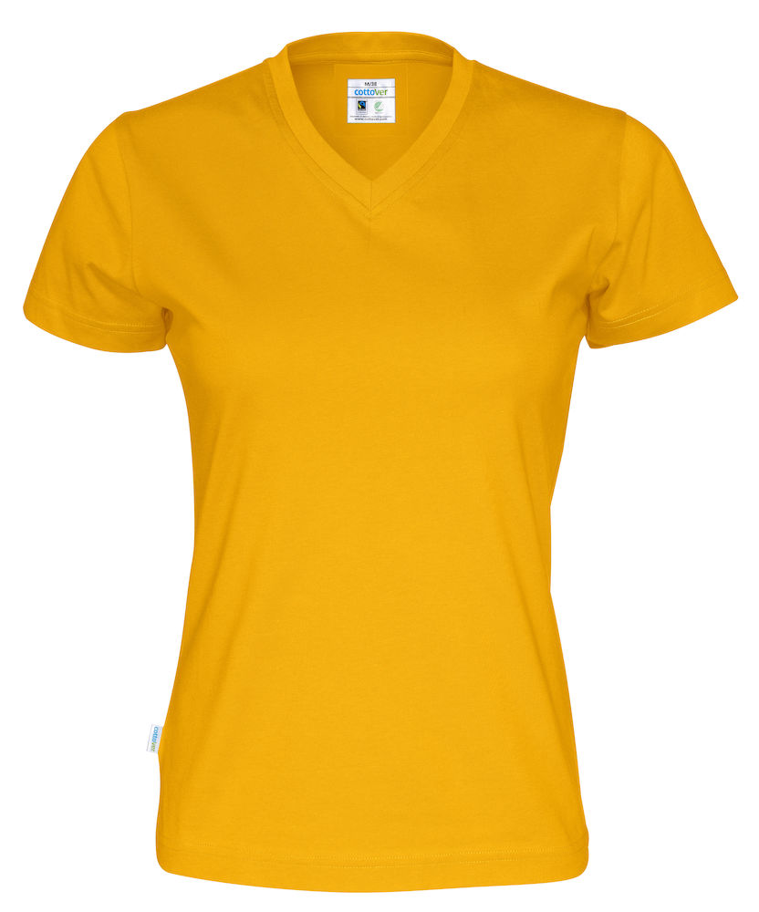 T-shirt V-neck Lady Cottover - 2