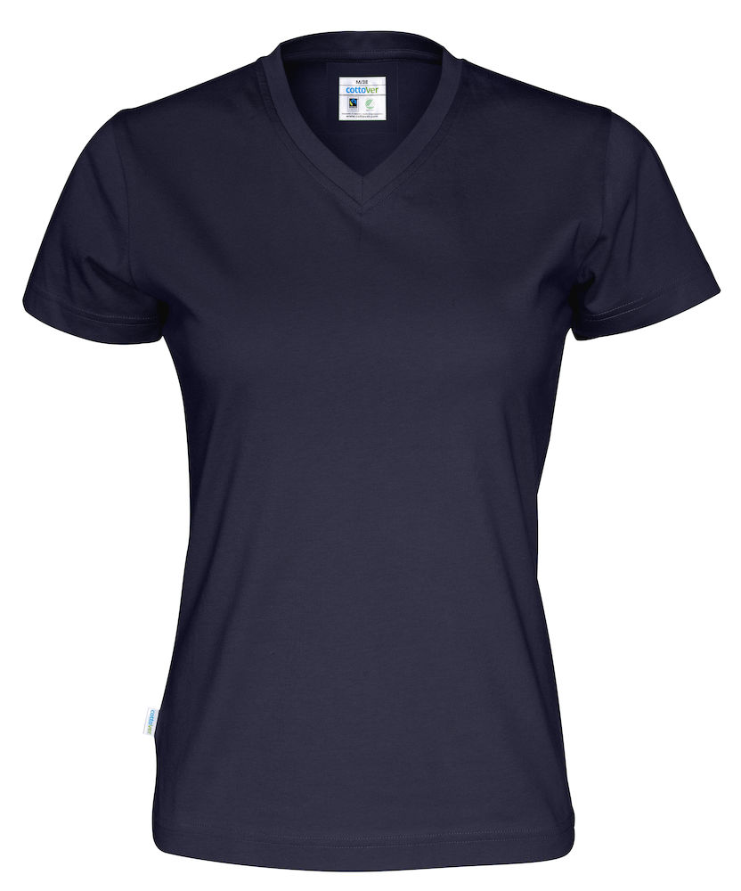 T-shirt V-neck Lady Cottover - 10