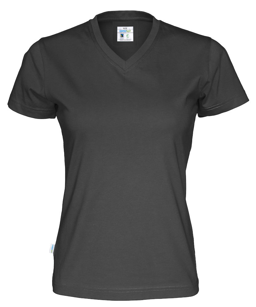 T-shirt V-neck Lady Cottover - 3