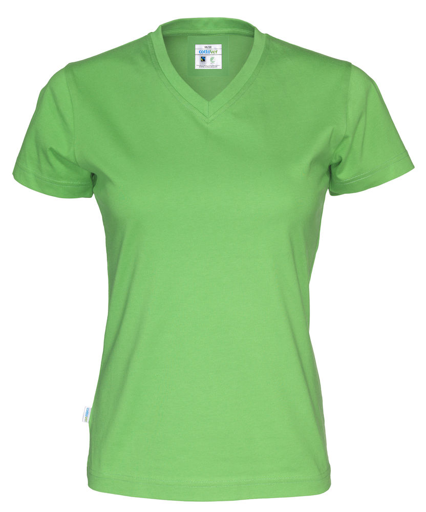 T-shirt V-neck Lady Cottover - 8