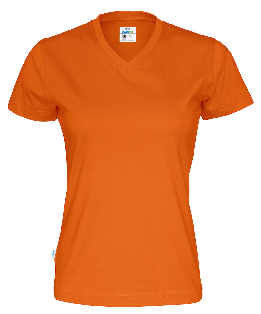 T-shirt V-neck Lady Cottover - 7