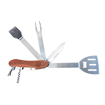 Logic Homes BBQ multi verktyg 6 funktioner. Presentask