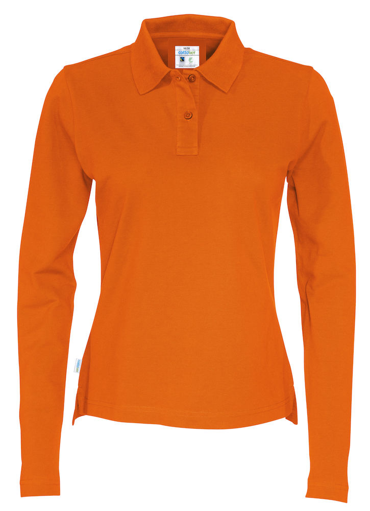 Pique Long Sleeve Lady Cottover Färg på REA - 4