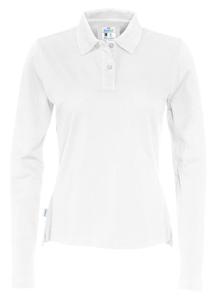 Pique Long Sleeve Lady Cottover Färg på REA