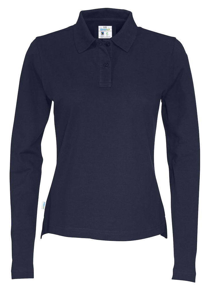 Pique Long Sleeve Lady Cottover Färg på REA - 8
