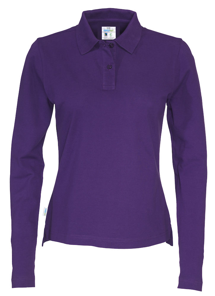 Pique Long Sleeve Lady Cottover Färg på REA - 9