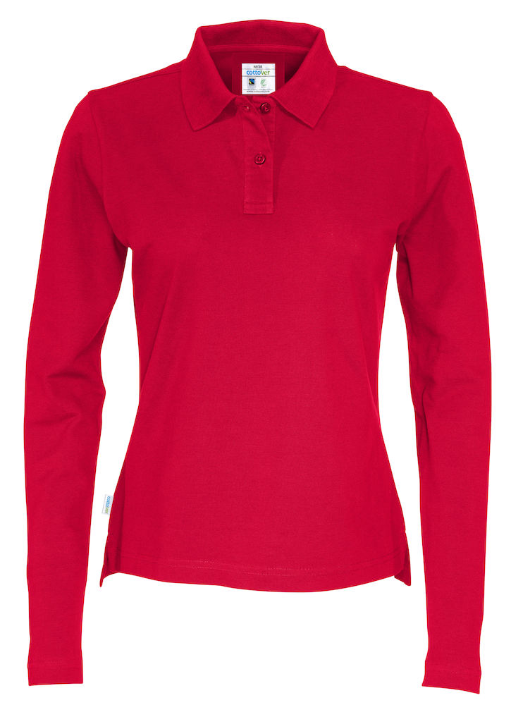Pique Long Sleeve Lady Cottover Färg på REA - 5