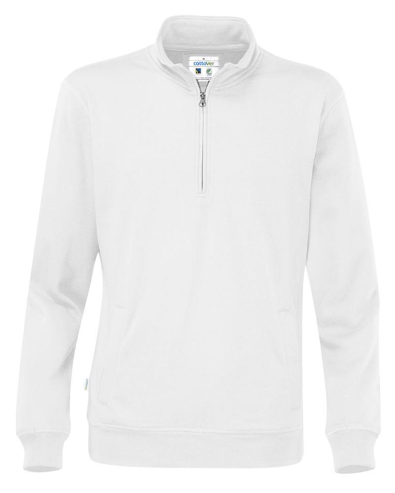 Half Zip Unisex Cottover Färg på REA - 2