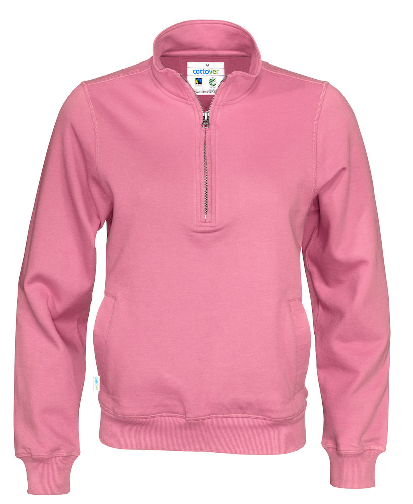 Half Zip Unisex Cottover Färg på REA - 13