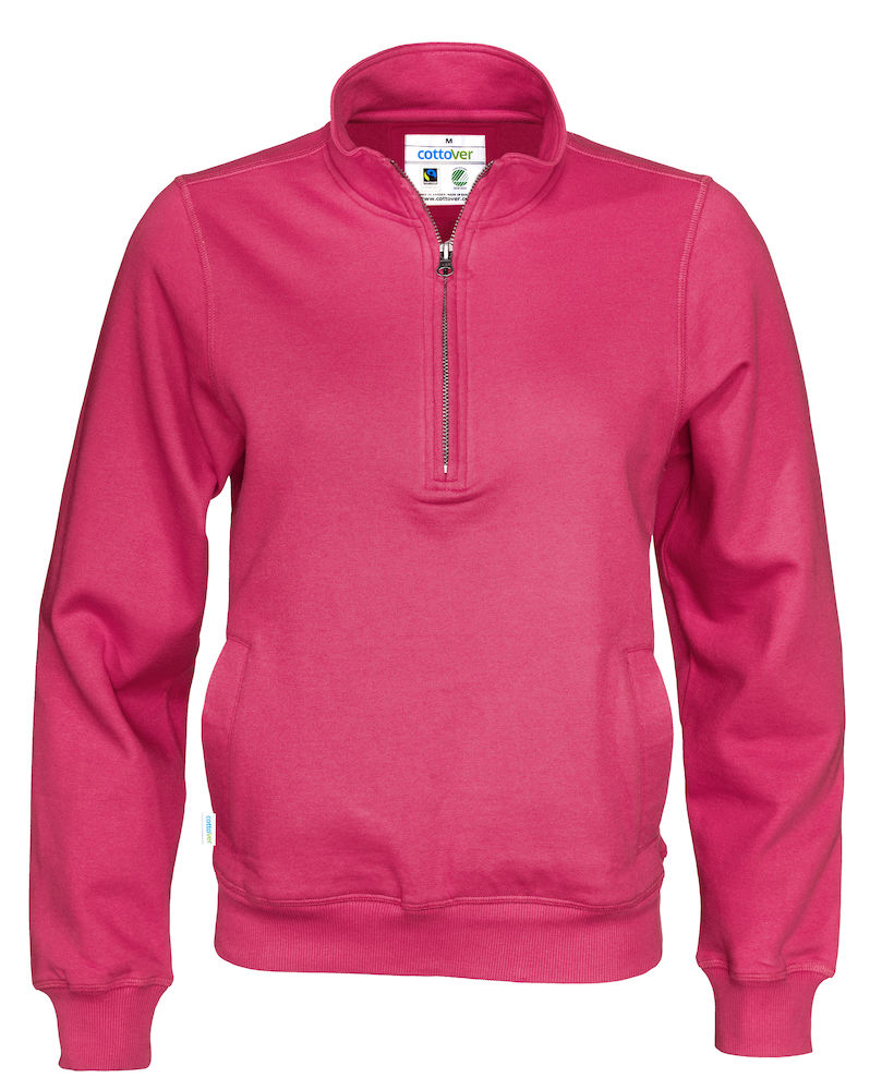 Half Zip Unisex Cottover Färg på REA - 14