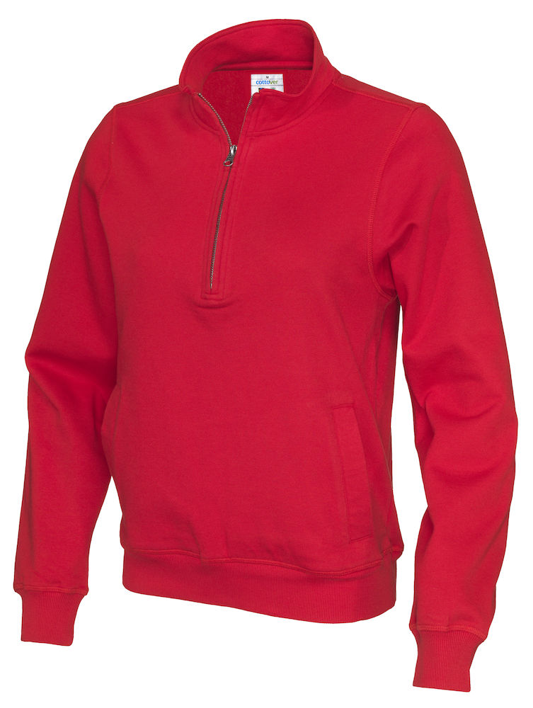 Half Zip Unisex Cottover Färg på REA - 6