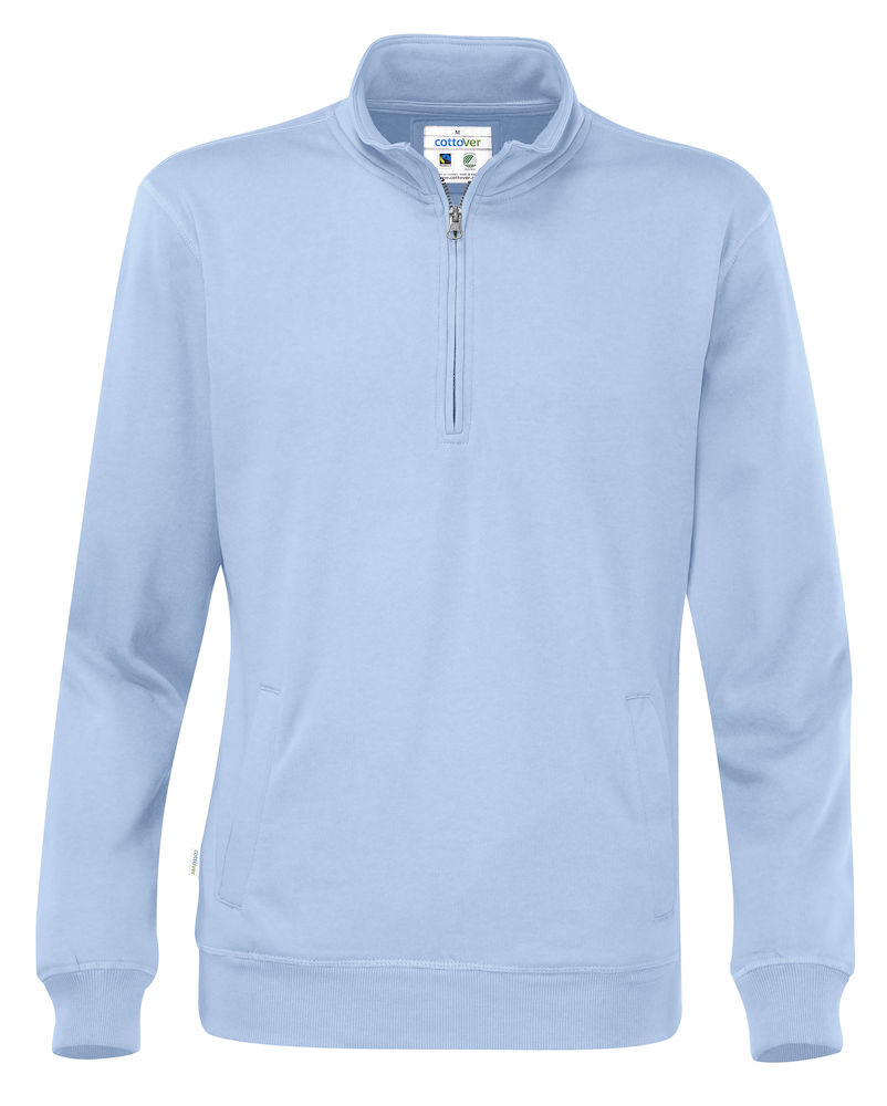 Half Zip Unisex Cottover Färg på REA - 8