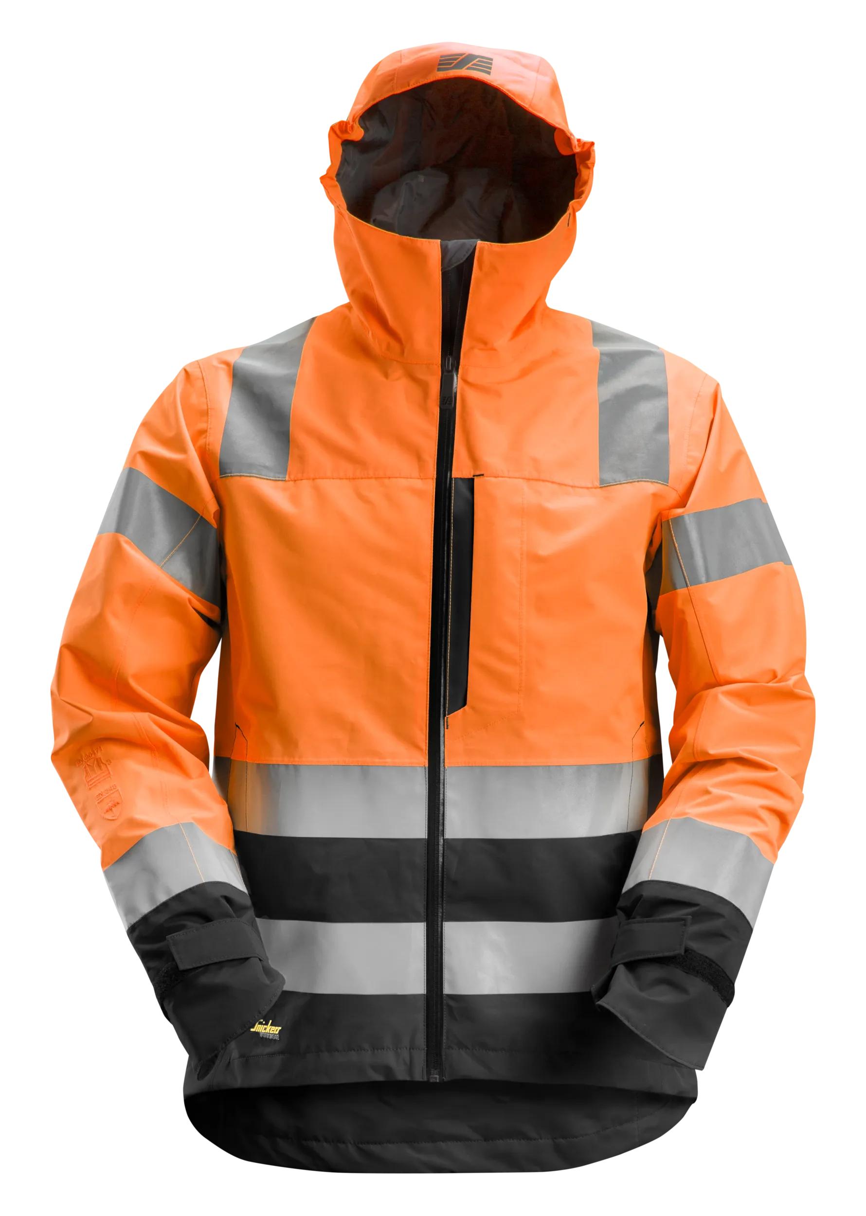 Snickers Workwear – High-Vis, Vattentät varselskaljacka, klass 3 - 2