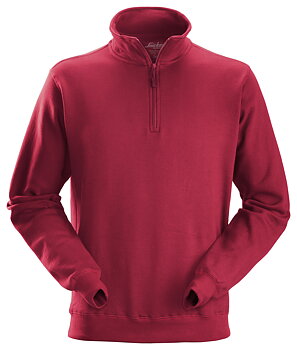 Snickers Workwear – Sweatshirt med halvlång dragkedja