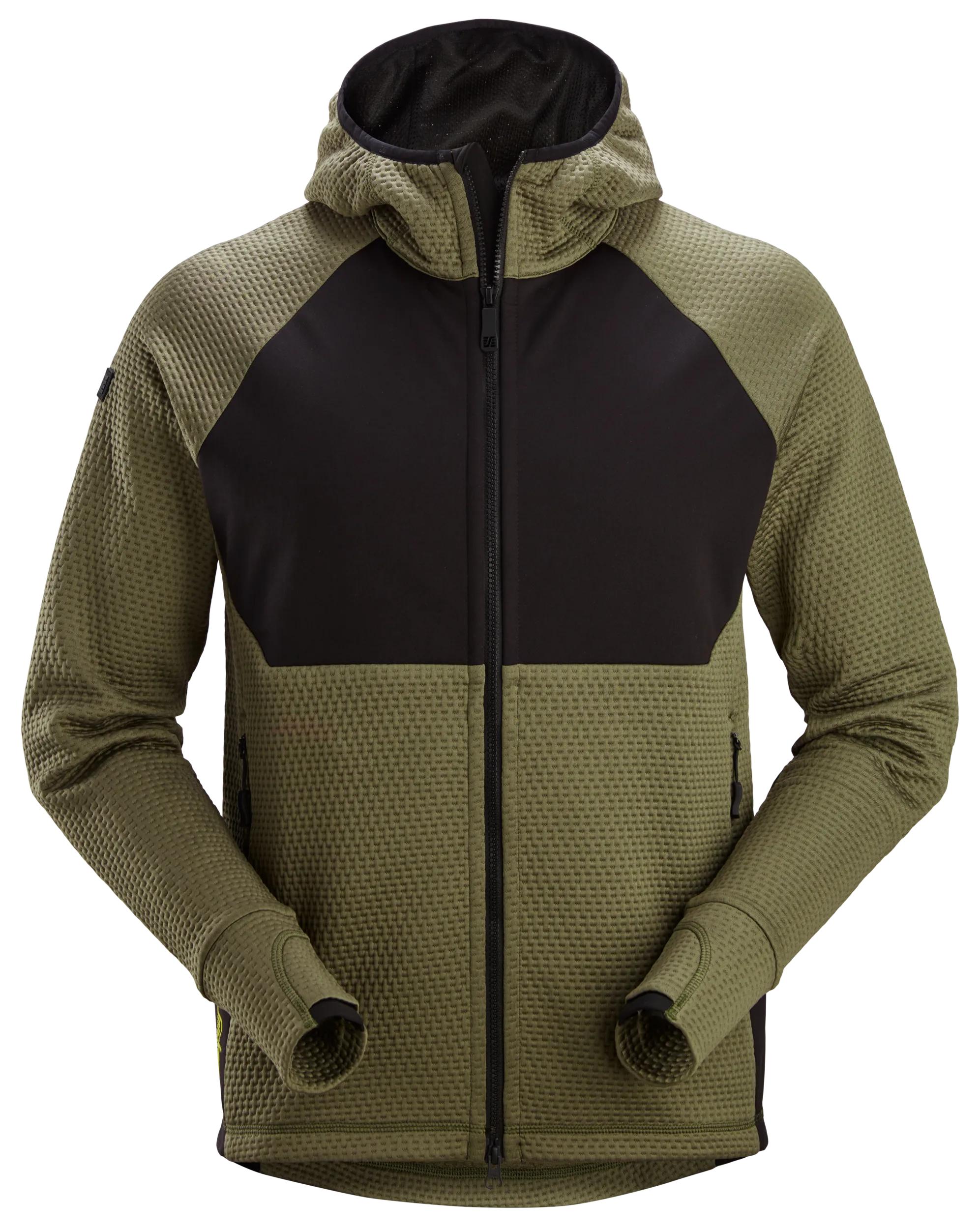 Snickers Workwear – FlexiWork, Mellanlager huvtröja med hellång dragkedja - 3
